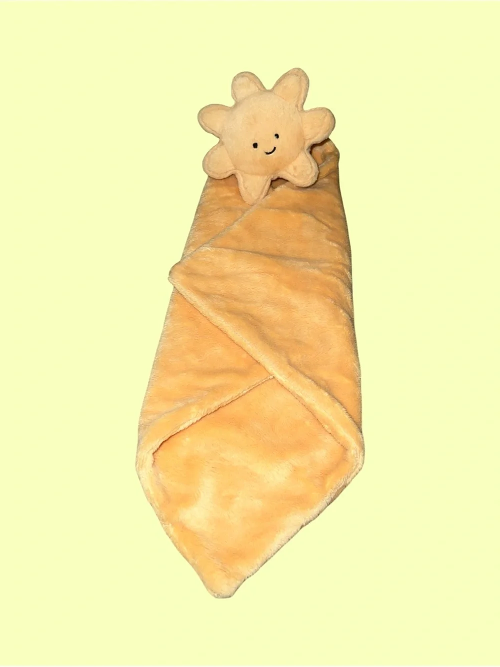 Baby Jellycat Amuseables Yellow Sun Sunshine Baby Blanket Lovey